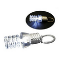 Spiral Light Bulb Keychain